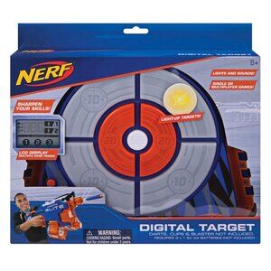 Nerf Strike & Score Digital Target w/ Lights & Sounds LCD Display 3 Game Modes